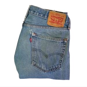 Levi's Men's Stretch Classic Straight Leg 505 Regular Fit 5-Pocket Jeans 33/32